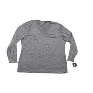 Carhartt Gray Polyester T-Shirt 3XL Women - New With Tags Work Dry Long Sleeve